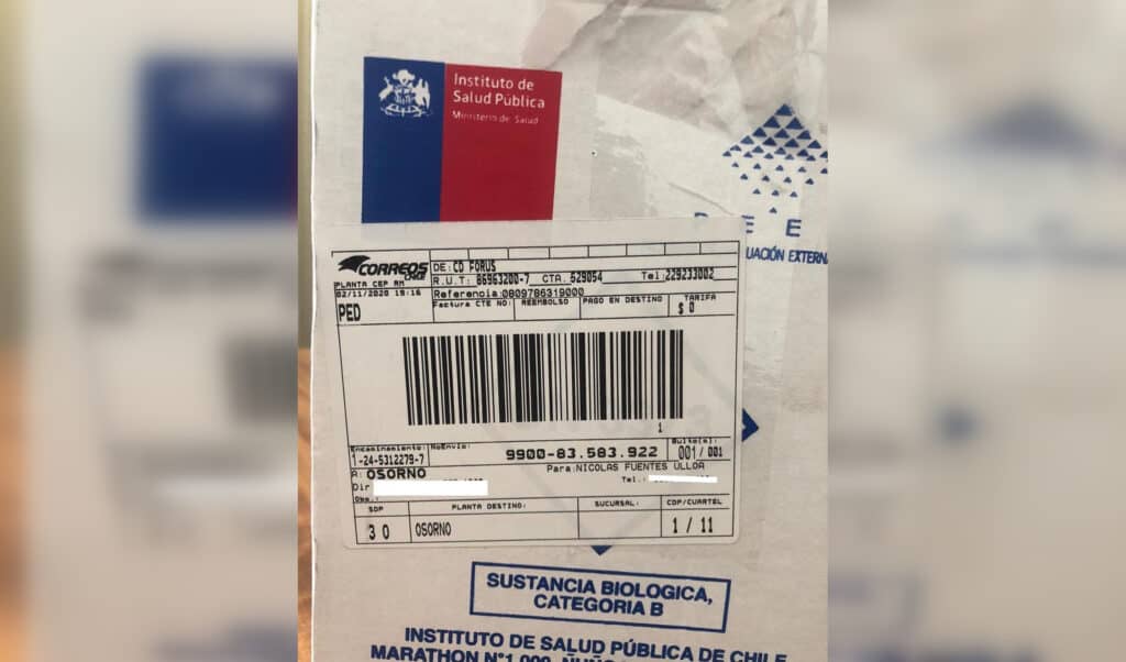 Cyberday: Compró zapatillas por Internet y recibió una caja con muestras de sangre del ISP