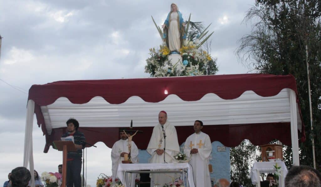 Suspenden celebración de la Inmaculada Concepción en Cerro Pulluquén