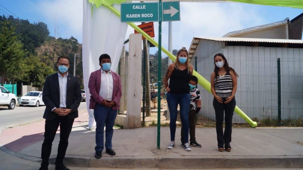 Karen Roco ya tiene su calle en Constitución