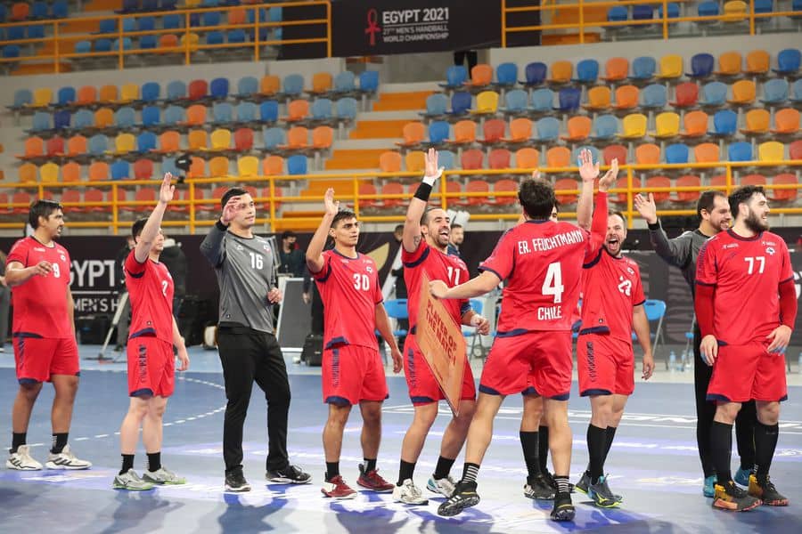 Chile consigue su primer triunfo en mundial de balonmano