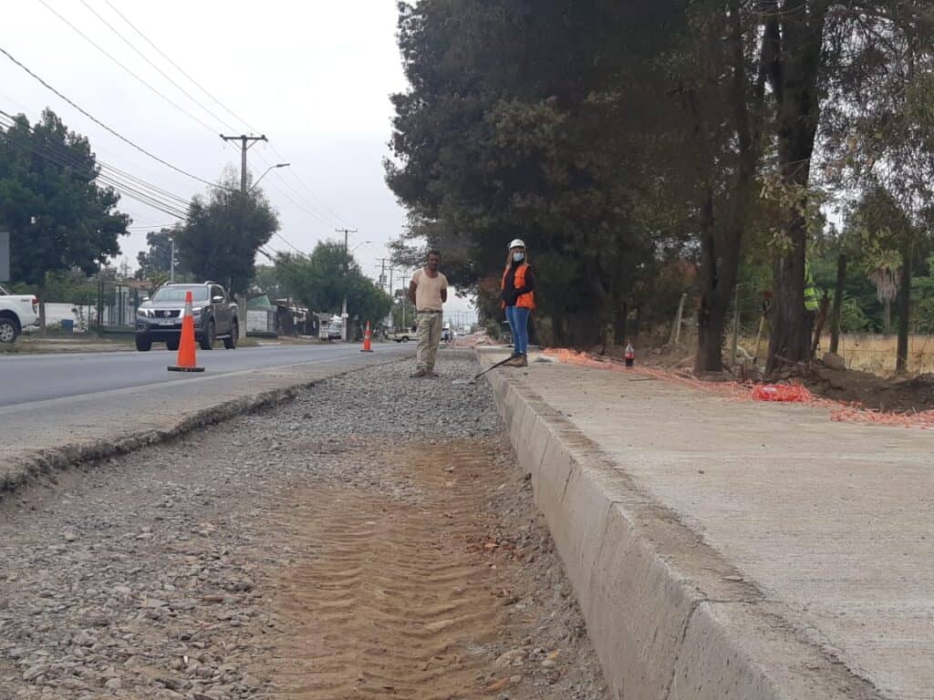 Municipalidad de Romeral avanza en proyecto de construcción de veredas y ciclovías