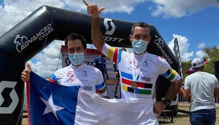 Francisco “Kiko” Rivera se tituló campeón panamericano máster de MTB en Puerto Rico