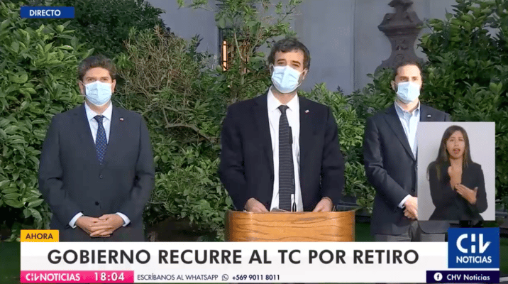 Gobierno acude al TC por tercer retiro de fondos