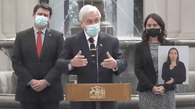 Piñera y tercer retiro: “Siempre vamos a defender el respeto a la Constitución y de ser necesario, en el TC”