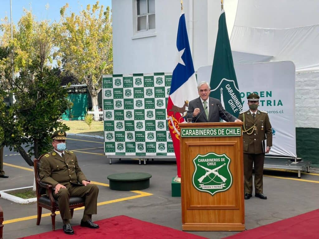 Presidente anunció inversión de $56.200 millones para modernización de Carabineros