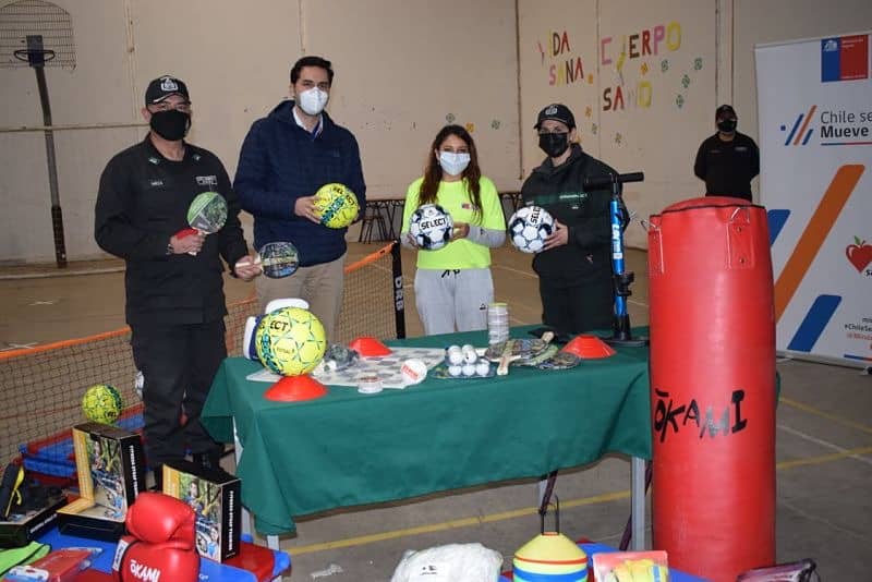 12 millones de pesos en implementación entregó el IND a Gerdarmeria-Maule
