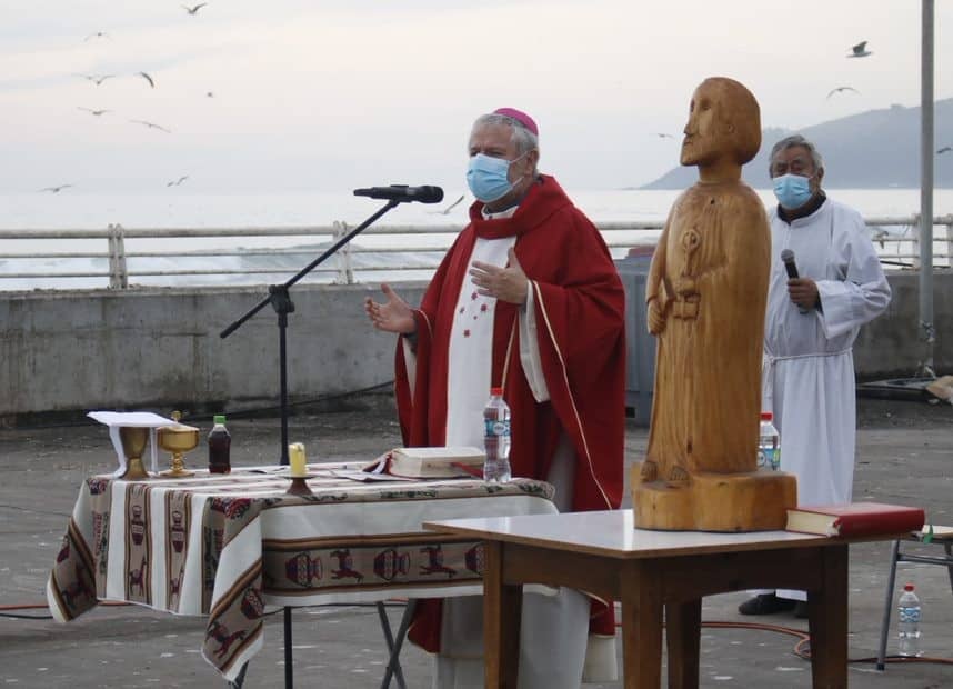 Licantén celebró misa de San Pedro en caleta de Duao