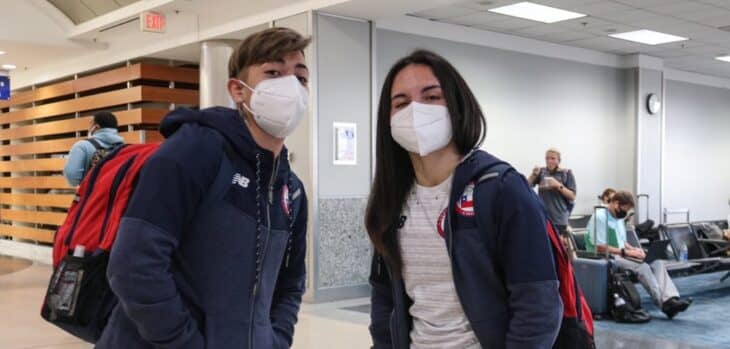 Javiera Grez se embarcó rumbo a los JJ.OO de Tokio 2021
