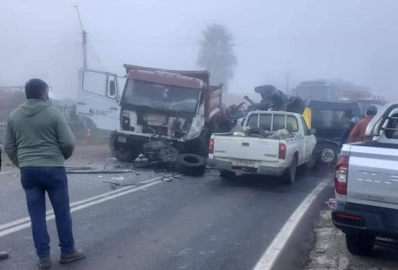 Colisión en San Clemente dejó cinco fallecidos y más de diez lesionados