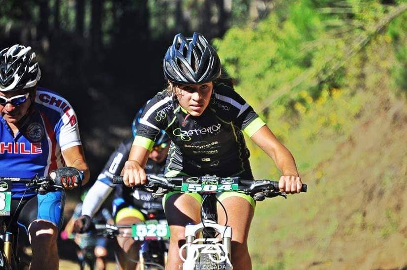 Sofía Mires subió a lo más alto del podio en la Copa Chile Internacional de MTB