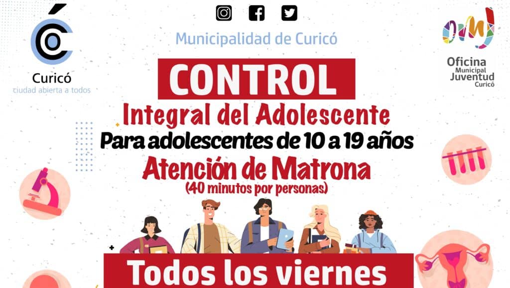 Adolescentes de Curicó contarán con atención de matrona en la Oficina Municipal de la Juventud