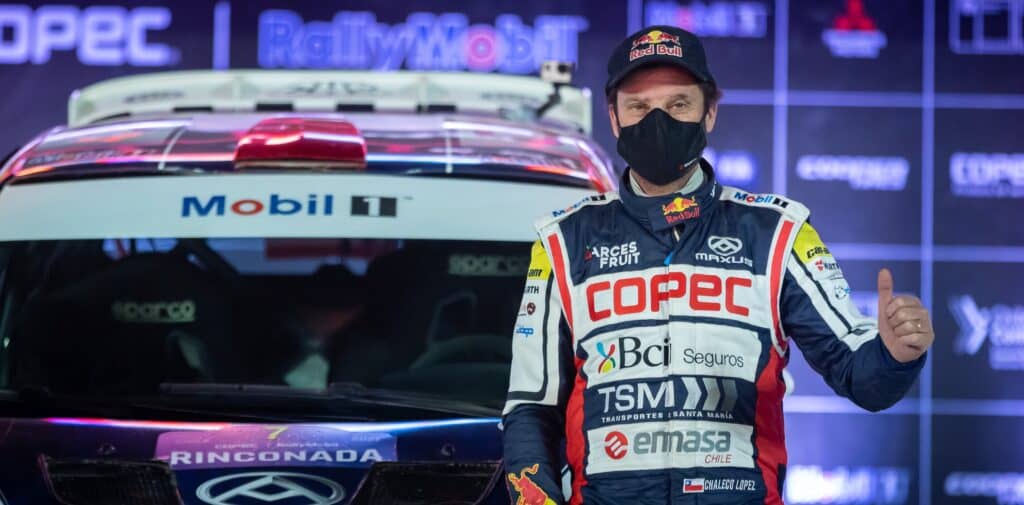 Francisco López vuelve con auto nuevo al Rallymobil