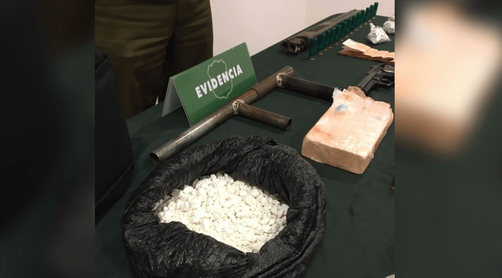 Carabineros detuvo a 12 personas en la provincia de Curicó por tráfico de drogas y tenencia de armas