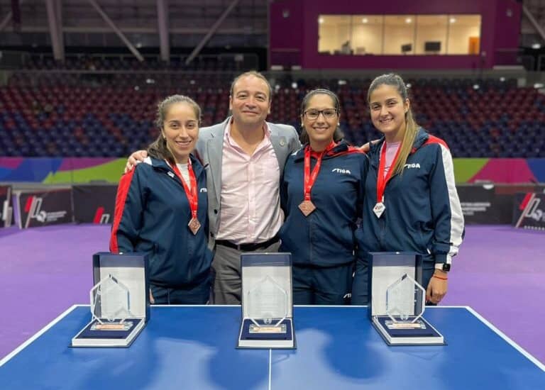 Curicana clasifica al mundial de tenis de mesa junto a la selección chilena