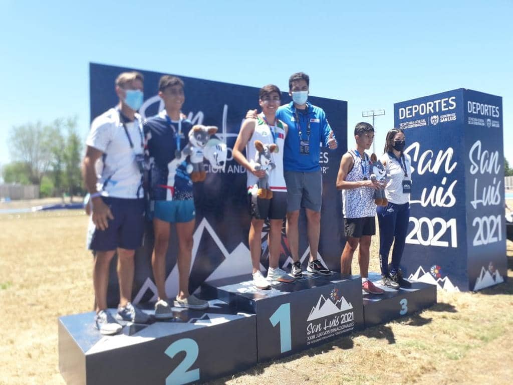 Luciano Arriagada consiguió su segundo oro en los Juegos Binacionales