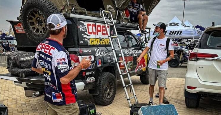 “Chaleco” López ya está en Arabia Saudita para un nuevo Dakar