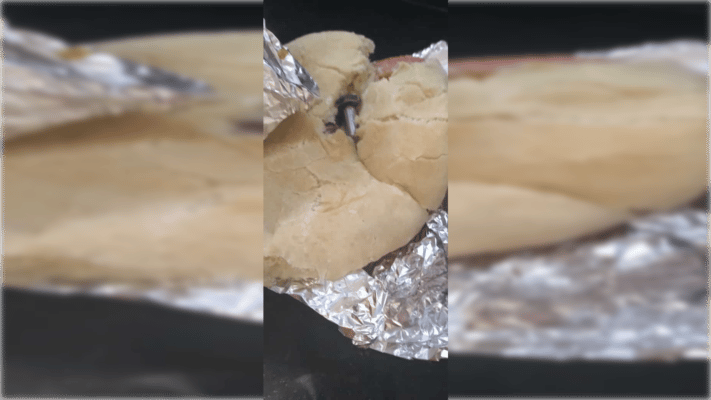 Grave denuncia por aparición de perno en sándwich de local "Juan Maestro"