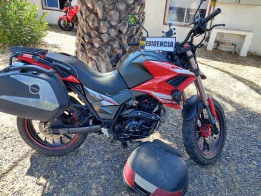 Más de 80 motocicletas fueron retiradas de circulación por desplazarse de forma irregular en el Maule
