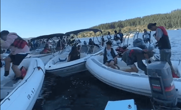 Capitanía de Puerto infraccionó a participantes de fiesta sobre lanchas en el Lago Vichuquén