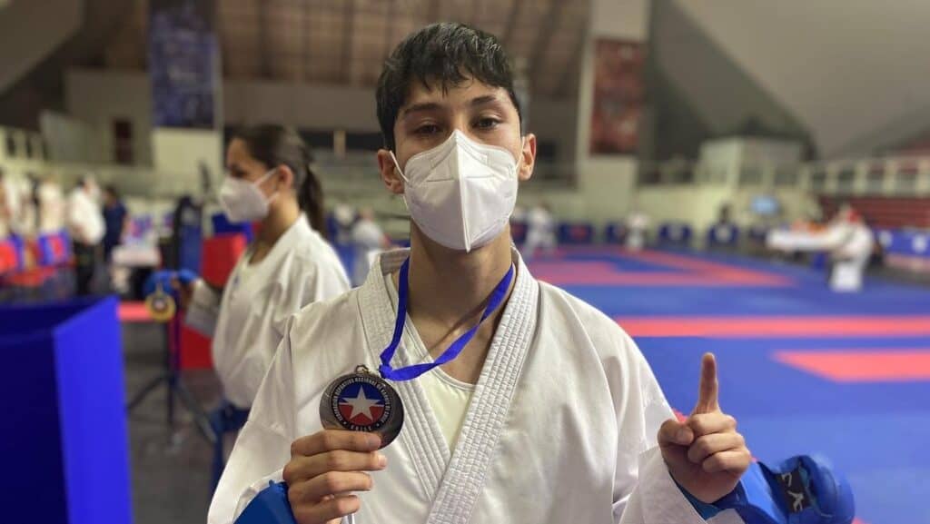 Gaspar Orellana clasificó al Sudamericano de Karate a disputarse en Ecuador
