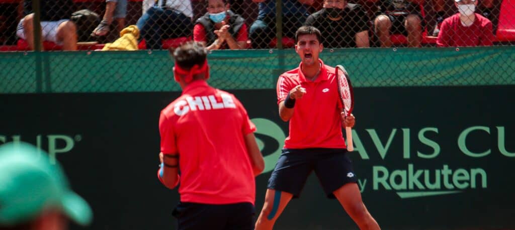 Chile gana la serie tras vencer en dobles a Eslovenia por Copa Davis