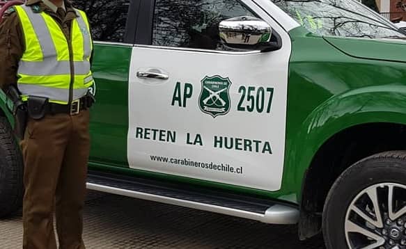 Sargento de Carabineros de Retén La Huerta fue dado de baja por estar ebrio mientras realizaba guardia