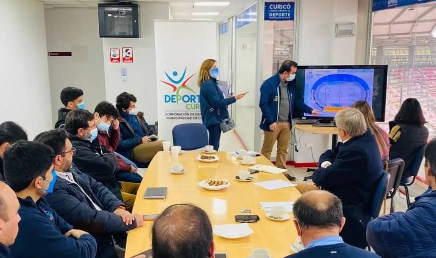 Comisión de Deporte y Social del Core del Maule analizó proyecto de término de obras en Estadio La Granja de Curicó