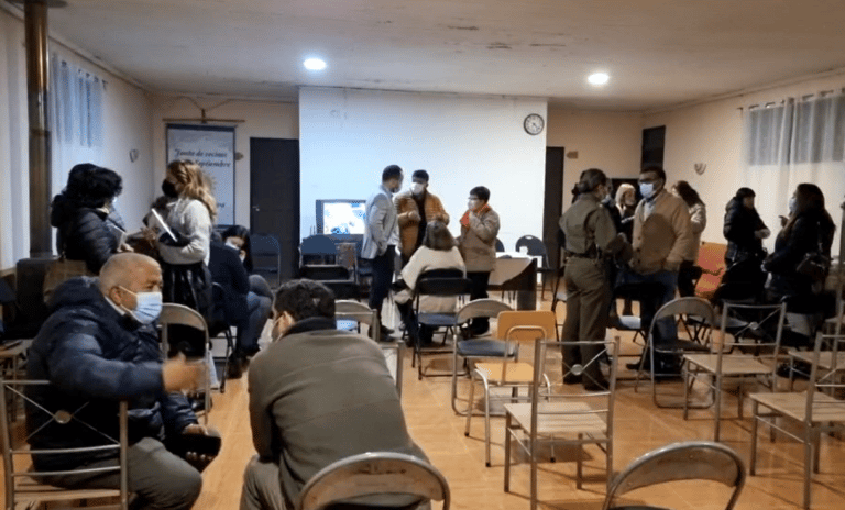 Vecinos de sector Sol de Septiembre en Curicó se reunieron con autoridades para tomar medidas contra la delincuencia