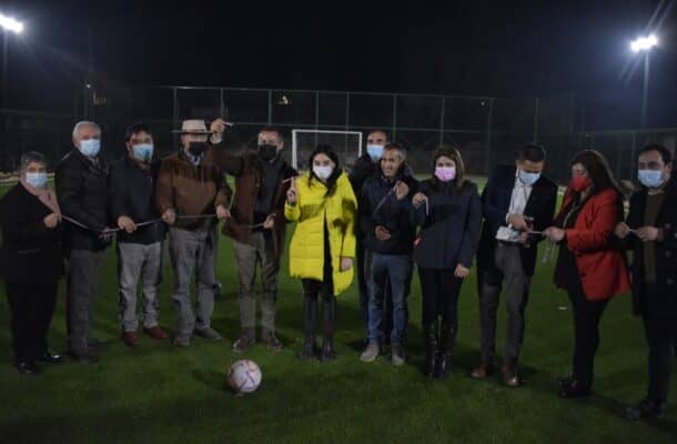 Gobierno Regional inauguró cancha de pasto sintético en Río Claro