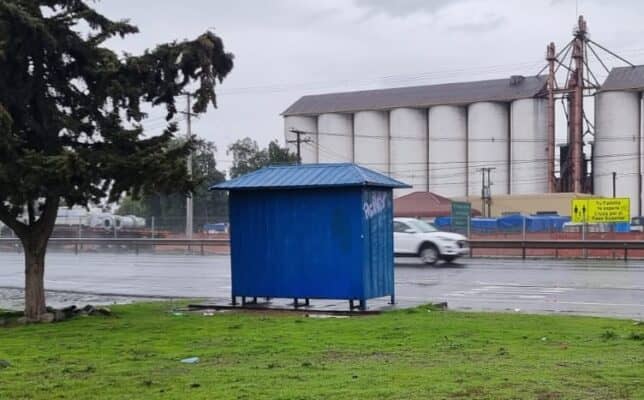 Sujetos armados asaltaron a hombre que esperaba locomoción en paradero frente a Romeral
