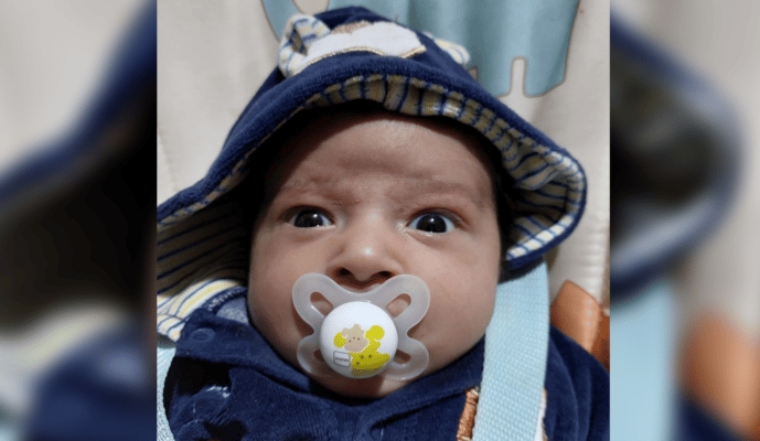 Familia de bebé curicano que será operado del corazón busca ayuda económica