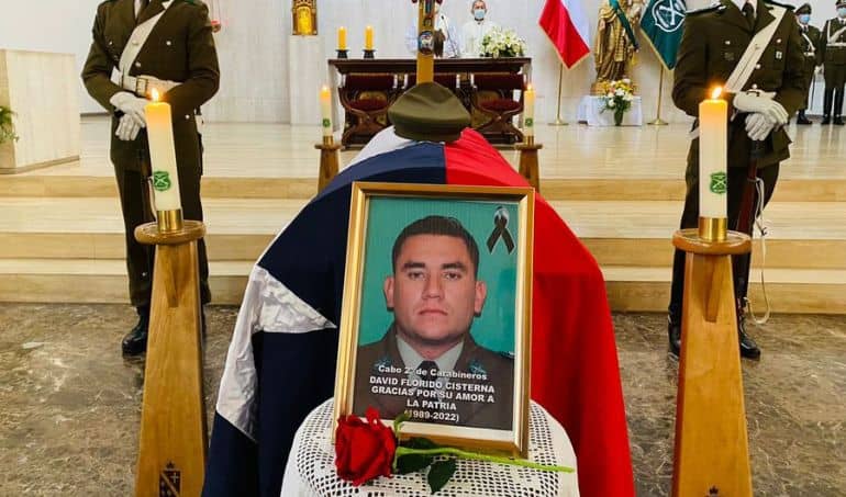 Confirman detención de autor de homicidio de carabinero David Florido Cisternas