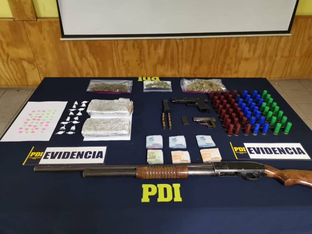 Tribunal dejó en prisión preventiva a banda de Teno dedicada al tráfico de drogas