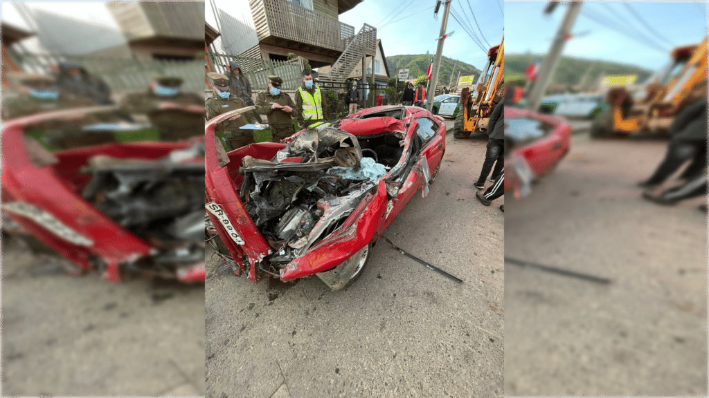 Persona salva de milagro tras colisionar con camión cargado con ladrillos en Iloca