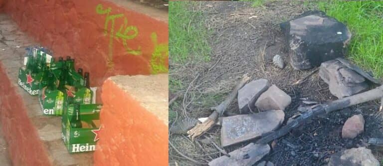Sujetos encendieron fogatas y destruyeron infraestructura en el Parque Cerro Condell