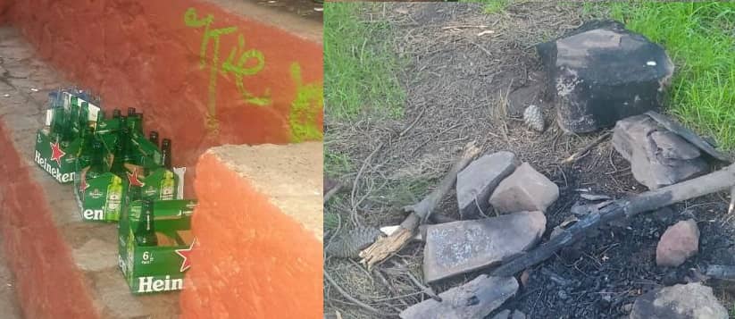 Sujetos encendieron fogatas y destruyeron infraestructura en el Parque Cerro Condell