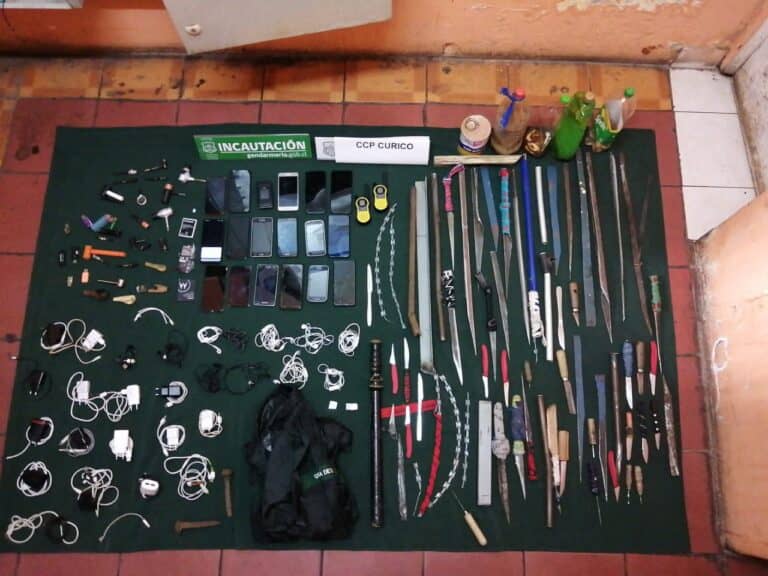 Gendarmería realizó nuevos allanamientos en la cárcel de Curicó
