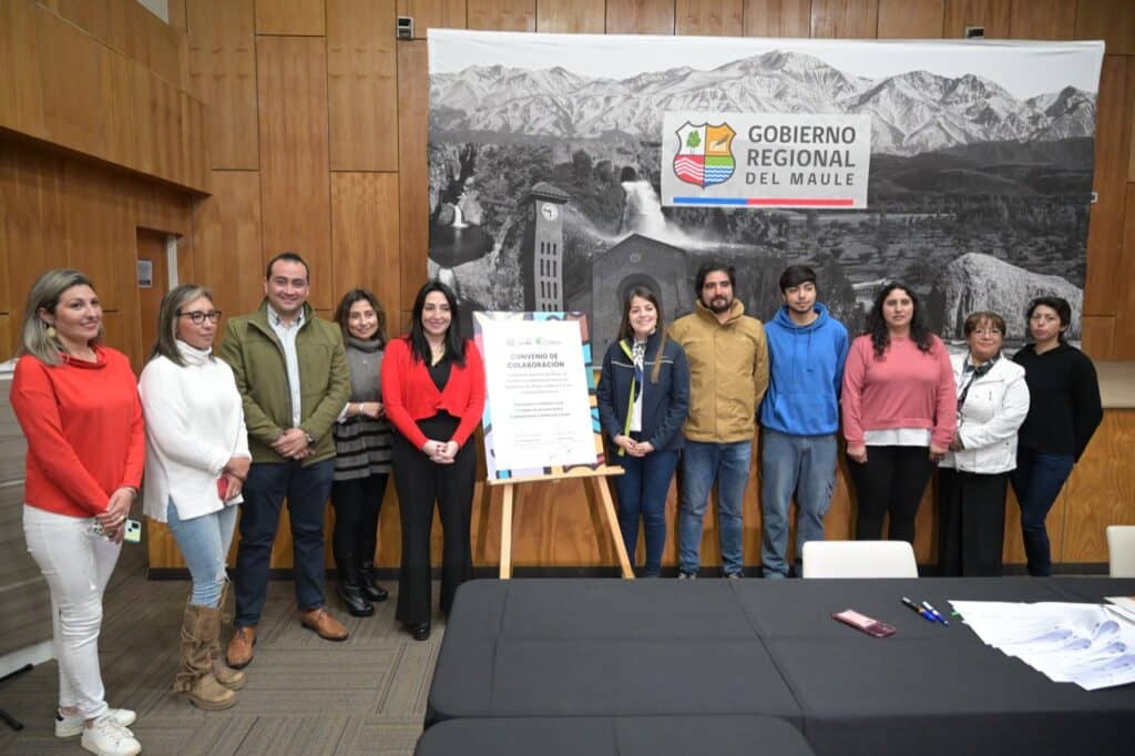 CRDP del Maule firmó convenió de trabajo con Colbún S.A.