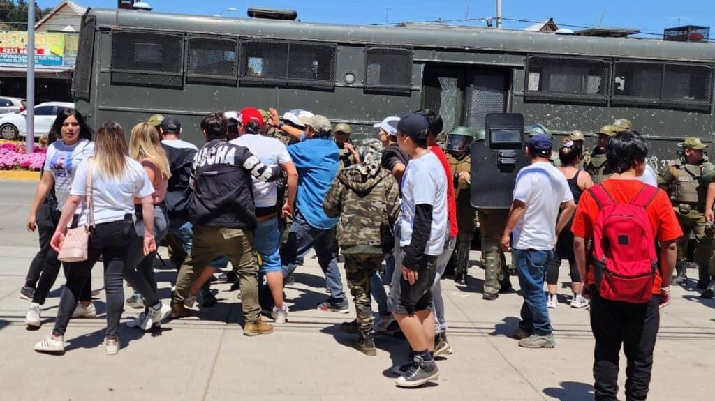 Con detenidos y recuperación de armamento termina funeral registrado en Curicó