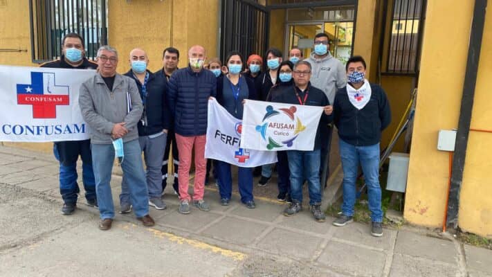 Funcionarios del SAPU Central se fueron a paro indefinido