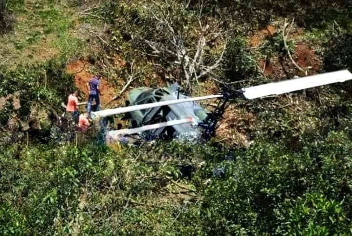 Un fallecido dejó caída de helicóptero en la cordillera de San Clemente