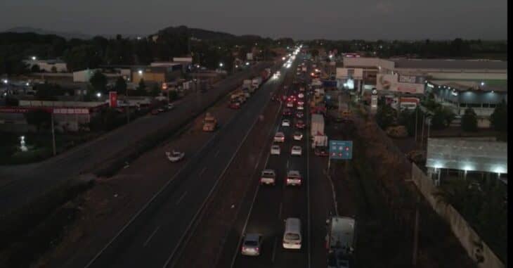 Infraccionan a camioneros que congestionaron la Ruta 5 frente Curicó