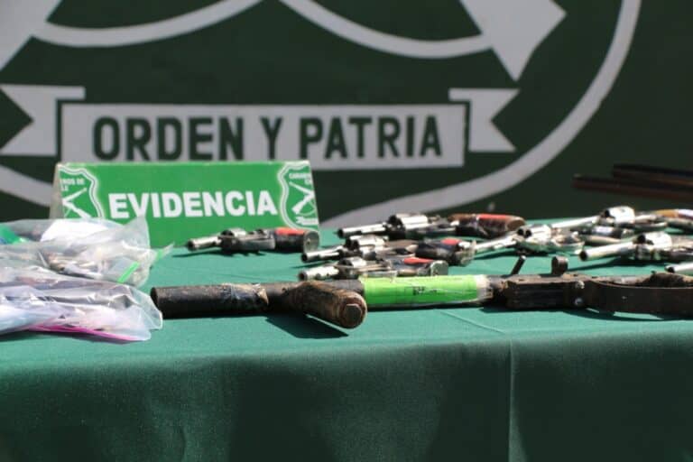 Carabineros incautó 1.095 armas en el Maule en el 2022