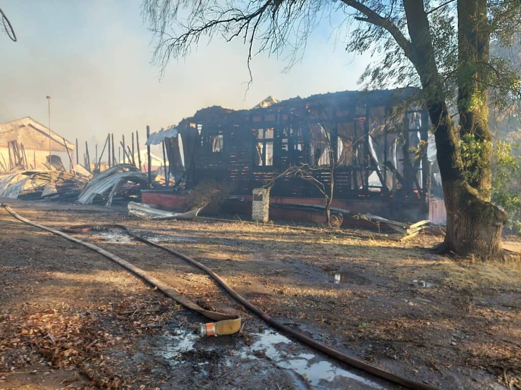 Onemi declaró alerta roja por incendios forestales en Curicó, Romeral y San Clemente