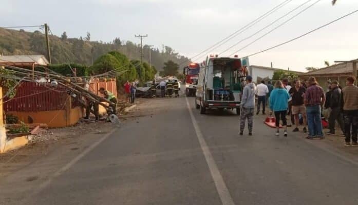 Comerciante de Duao protagoniza grave accidente de tránsito camino a Iloca