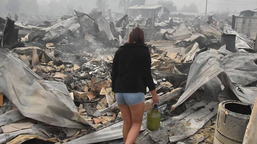 Prodemu compromete ayuda para mujeres afectadas por incendios en el Maule