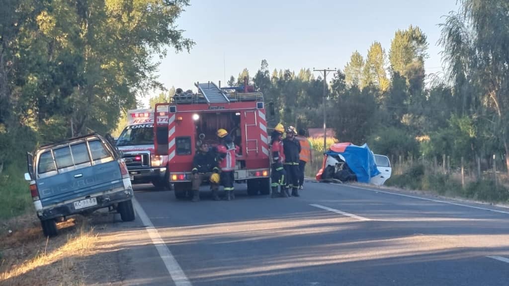 Accidente en Longaví deja tres fallecidos y cinco lesionados