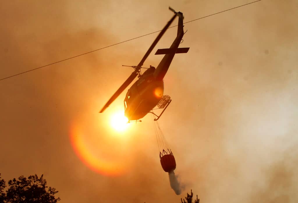 Contenido incendio forestal de Río Blanco en Longaví