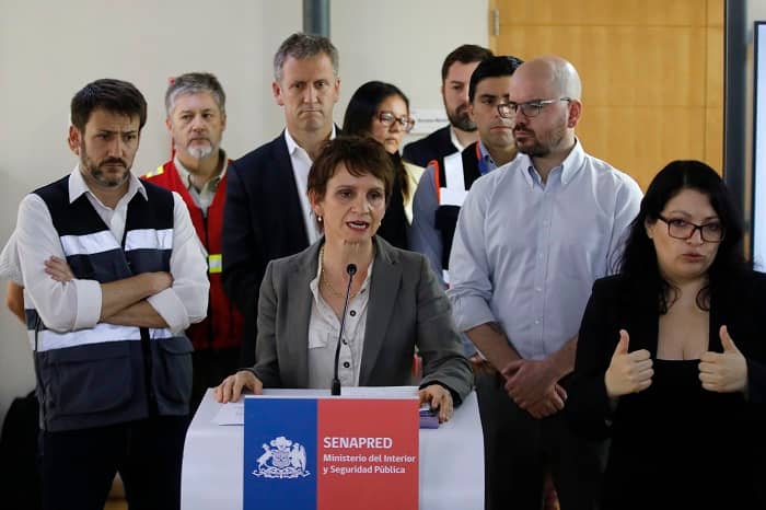 "En 5 días se ha quemado una superficie de 2 años de incendios", dijo la secretaria de gobierno Carolina Toha