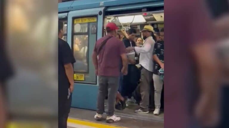 Sujeto amenazó con una pistola a pasajeros del Metro